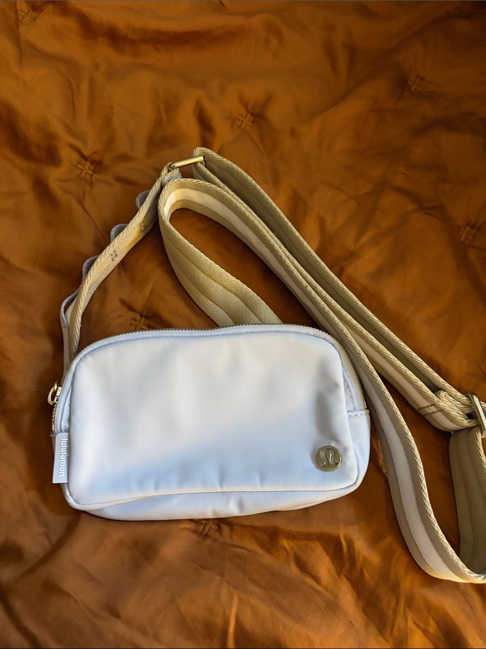 lululemon athletica Cream-White Crossbody Bag